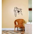 thumbnail image 1 of Design With Vinyl Artwork hunting Bird Dog Retrieving Prey Hunting Dogs Wall Decal for Family - Relentless Pursuit Themed Décor - Size: 32 In x 32 In, 1 of 3