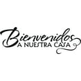 thumbnail image 1 of Design With Vinyl Bienvenidos Artwork Welcome Spanish Saying Wall Decal for Family - Themed Décor - Size: 5 In x 14 In, 1 of 3
