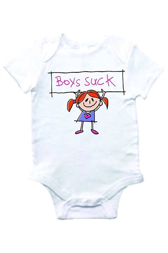 Dad Stick Figures Ouch Cute Baby Clothes - Shortsleeve