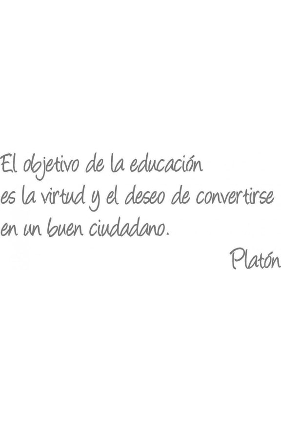 El Objectivo De La Artwork Spanish Saying Wall Decal for Children - Themed Décor - Size: 38 In x 38 In