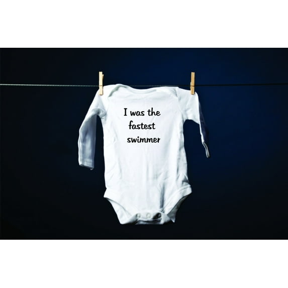Design With Vinyl Funny Baby Clothes My Parents Did Have Relations - White Long sleeve Infant Newborn Romper (3-6 Months)