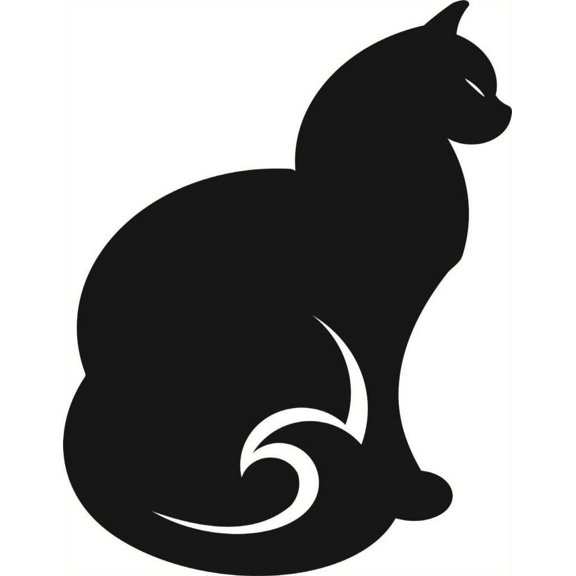 Design With Vinyl Home Wall Decals Cat Animal Motivational Wall Decal for Boys Girls Bedroom - DIY and Removable - Size: 6 In x 12 In