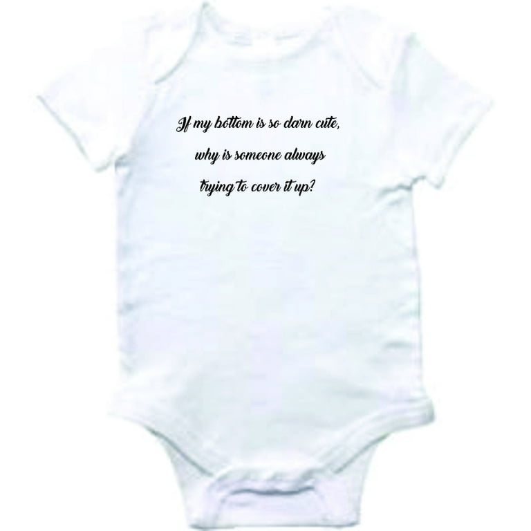 Design With Vinyl I Really Really Really Cute Baby Clothes Black