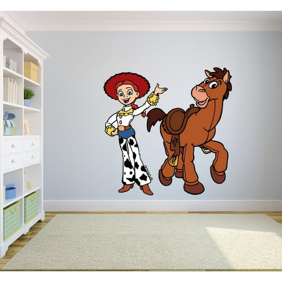 Design With Vinyl Jessie Toy Story Cowgirl Wall Sticker