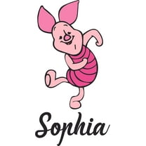 Design With Vinyl Piglet Pig Winnie The Pooh Cartoon Customized Wall Decals & Stickers
