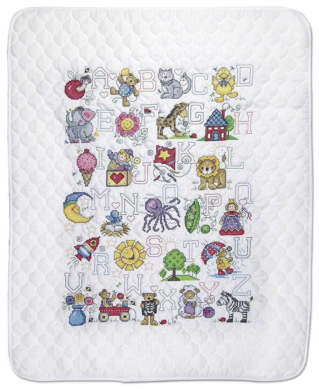 Design Works™ ABC Fun Baby Quilt Stamped Cross-Stitch Kit
