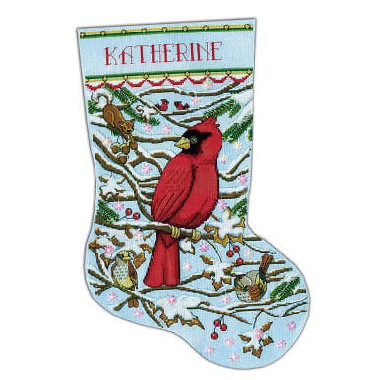 Design Works Cardinal Stocking Counted Cross-Stitch Kit