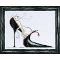 thumbnail image 1 of Design Works Counted Cross Stitch Kit 10"X13"-Polka Dot Shoe (14 Count), 1 of 2