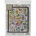 thumbnail image 1 of Design Works Counted Cross Stitch Kit 12"X16"-ABC Animals (14 Count), 1 of 2