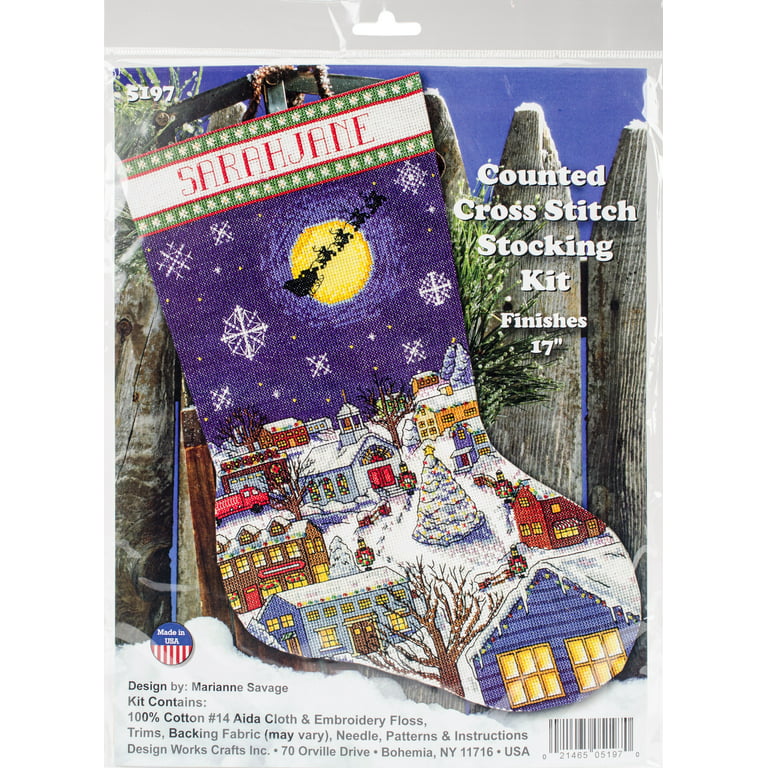 Design Works Counted Cross Stitch Kit 17 Long-Christmas Eve