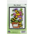 thumbnail image 1 of Design Works Counted Cross Stitch Kit 5"X7"-Bee Kind (14 Count), 1 of 3