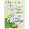 thumbnail image 1 of Design Works Counted Cross Stitch Kit 5"X7"-Dandelion Wishes (14 Count), 1 of 2