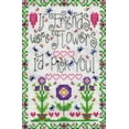 thumbnail image 1 of Design Works Counted Cross Stitch Kit 5"X7"-Friend Flowers (14 Count), 1 of 2