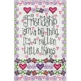 thumbnail image 1 of Design Works Counted Cross Stitch Kit 5"X7"-Friendship (14 Count), 1 of 2