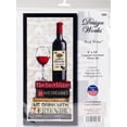 thumbnail image 1 of Design Works Counted Cross Stitch Kit 5"X7"-Red Wine (14 Count), 1 of 2