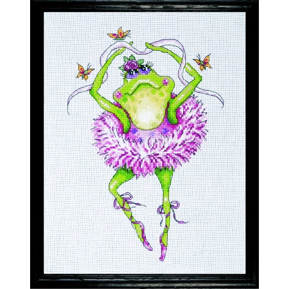 Design Works Counted Cross Stitch Kit 7"X10"-Frog Dancer (14 Count)
