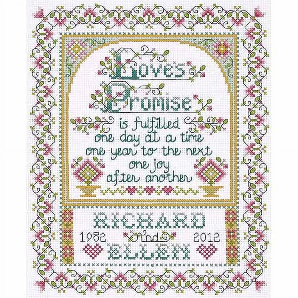 Design Works Counted Cross-Stitch Kit, Love Promise