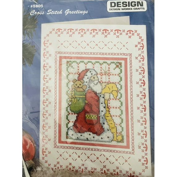Design Works Crafts Cross Stitch #5805 Greeting Card