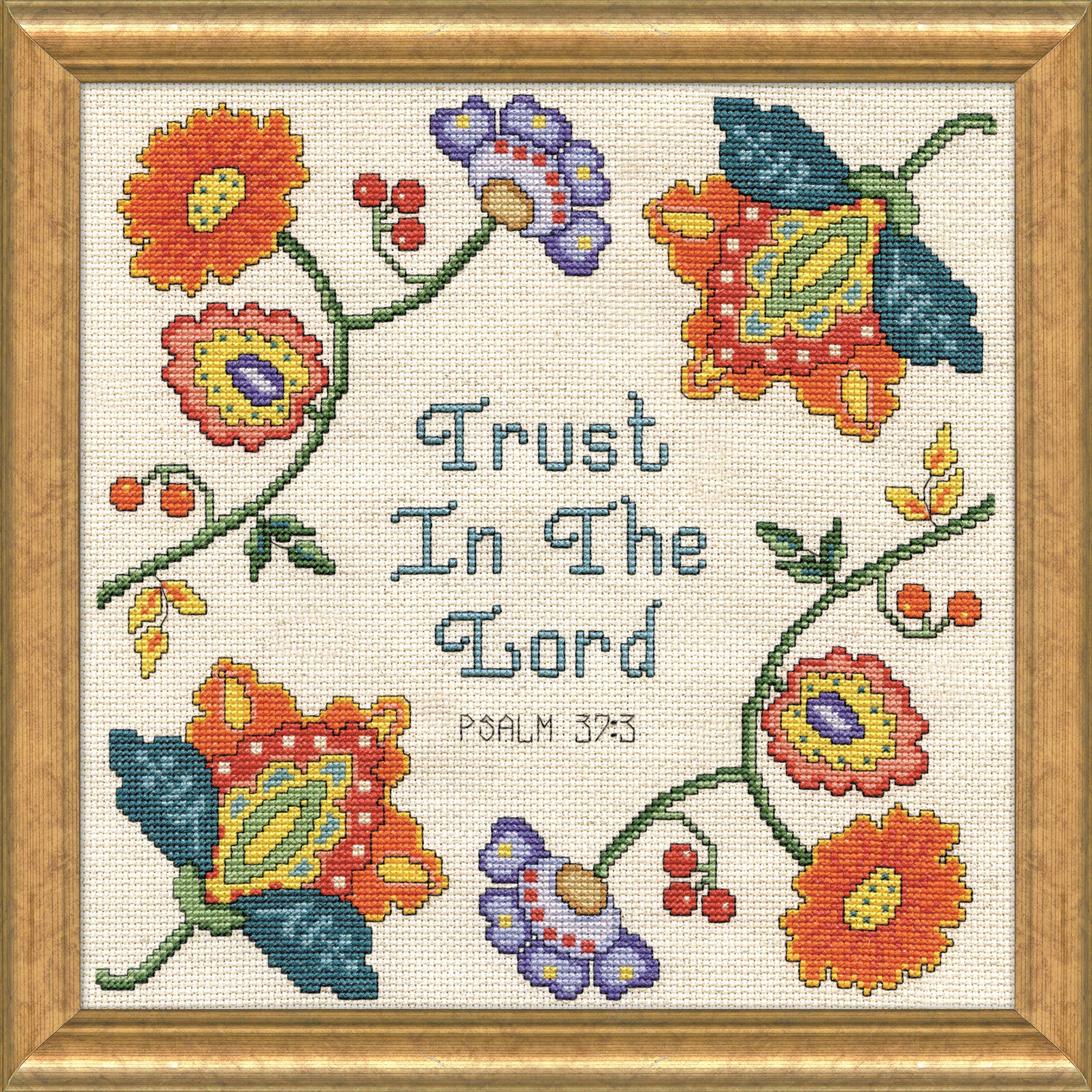 Design Works Crafts Inc. Trust, X 10' Counted Cross Stitch Kit, 10" by
