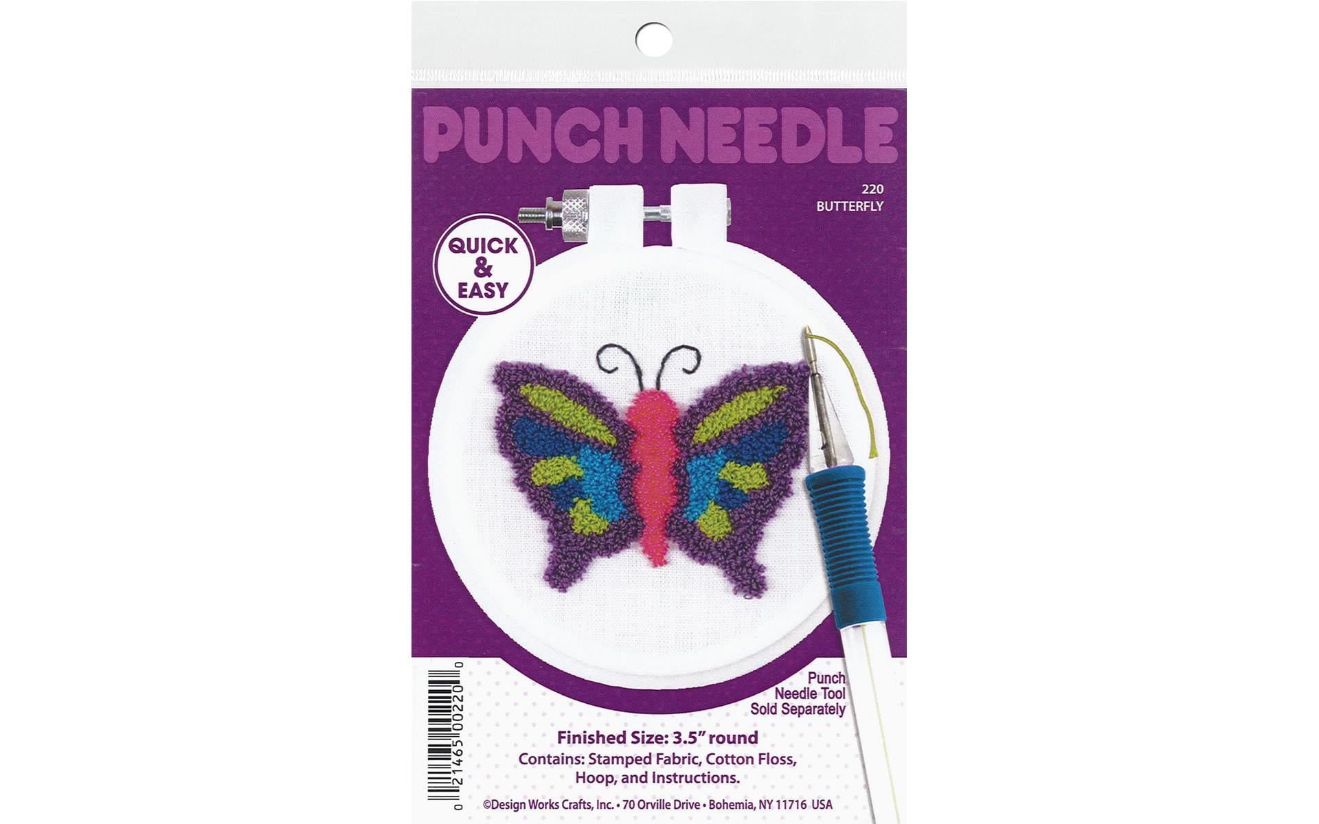 Punch Needle Kit For Beginners - Sloth - Vegetarian Craft Kit