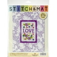 thumbnail image 1 of Design Works Stitch & Mat Counted Cross Stitch Kit 3"X4.5"-Love (18 Count), 1 of 2