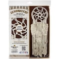thumbnail image 1 of Design Works/Zenbroidery Macrame Wall Hanging Kit 8"X24"-Natural Dream Catcher, 1 of 3