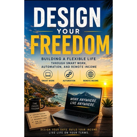 Design Your Freedom: Building a Flexible Life Through Smart Work, Automation, and Remote Income, (Paperback)