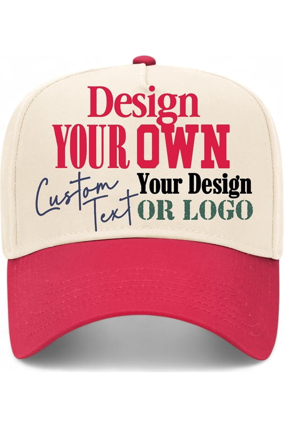 Design Your Own Custom Vintage Trucker Hat | Upload Text, Logo, Or Image | Premium Snapback Baseball Hat For Men & Women Unisex