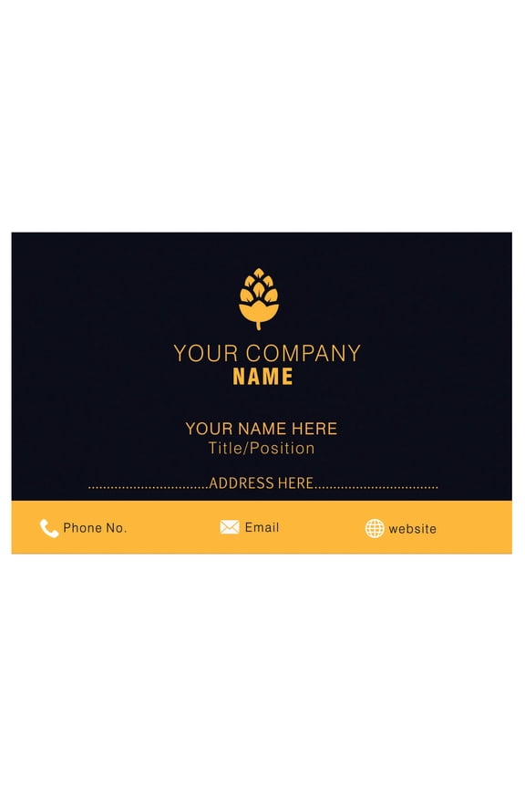 Design Your Own Personalized Business Cards Custom Logo Professional Company Visiting Card