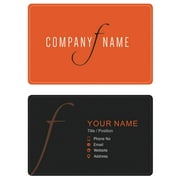 Design Your Own Personalized Business Cards Professional Designer Visiting Card- Front and Back