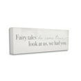 thumbnail image 1 of Design by Daphne Polselli Fairy Tales Come True Inspirational Family Children Phrase 30 in x 13 in Painting Canvas Art Print, by Stupell Home Décor, 1 of 5