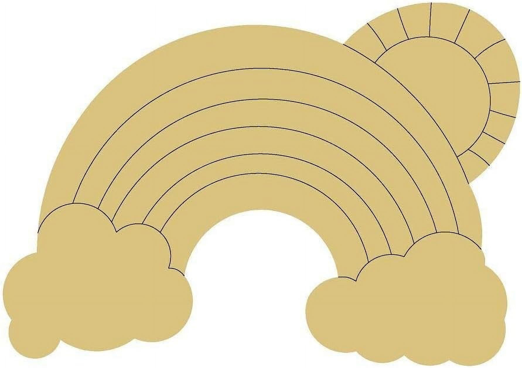 Unfinished VW Beetle Car Door Hanger Cutout - 12" MDF Wood Blank For Painting, DIY Crafts, Hippie Decor