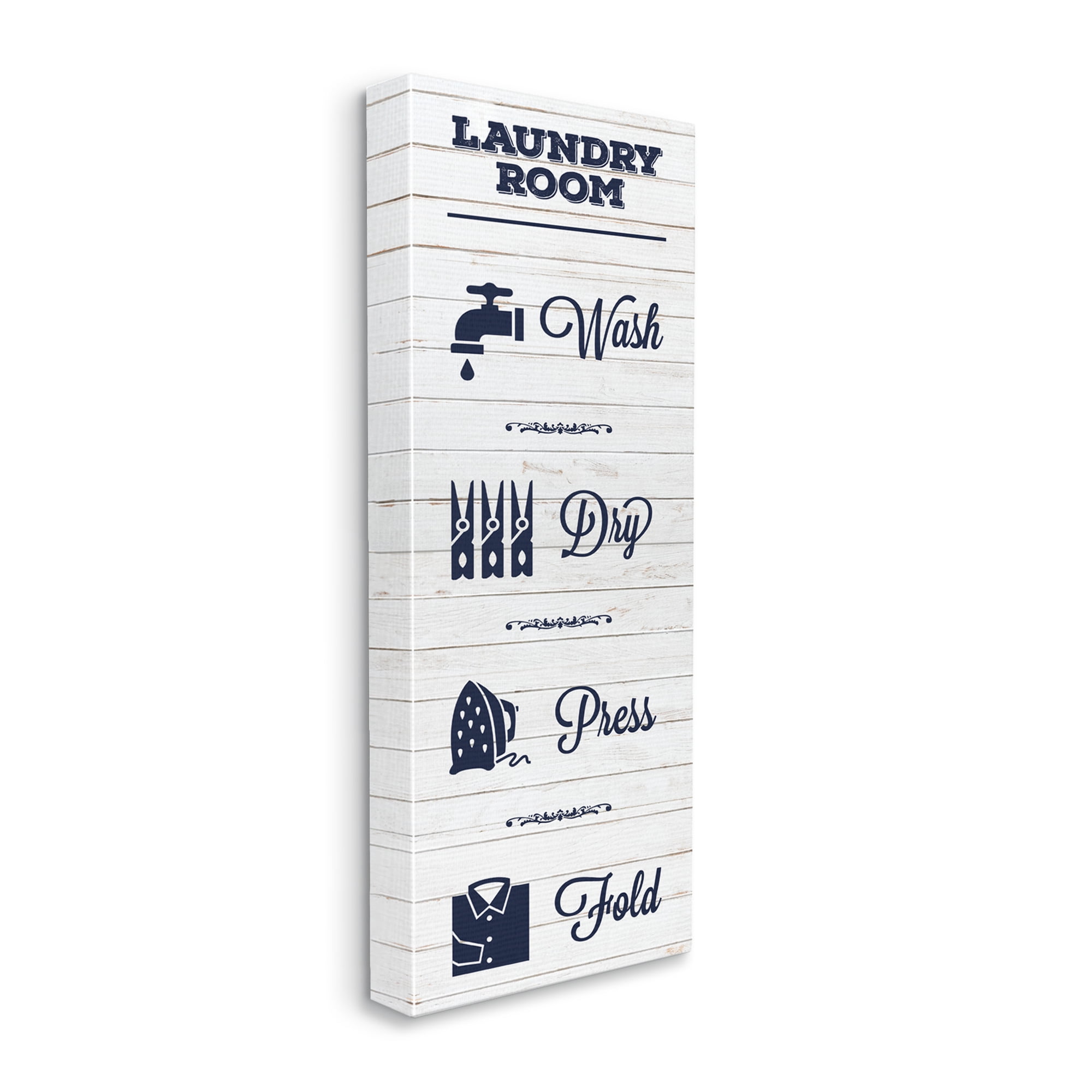 Stupell Home Dcor Laundry Room Rustic Sign Art Print - Walmart.com