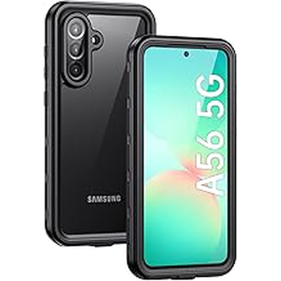 Design for Samsung Galaxy A36 A37 Case Waterproof, Full Body Underwater Dustproof Shockproof Case Built-in Screen Protector - Clear