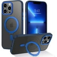 thumbnail image 1 of Design for iPhone 13 Pro Max  Case with Invisible Stand [Compatible with Magsafe], Full Body Cover Slim Shockproof Protective Phone Case for Apple iPhone 13 Pro Max 6.7", Navy Blue, 1 of 16