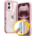 thumbnail image 1 of Design for iPhone 16 Pro Max  Case with Camera Control Capture Button, [Compatible with MagSafe], Heavy Duty Shockproof Protection, Transparent Magnetic Phone Case for iPhone 16 Pro Max Case, 1 of 9