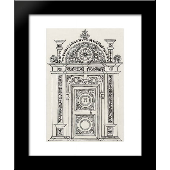 Design of a portal technology 20x24 Framed Art Print by Albrecht Altdorfer