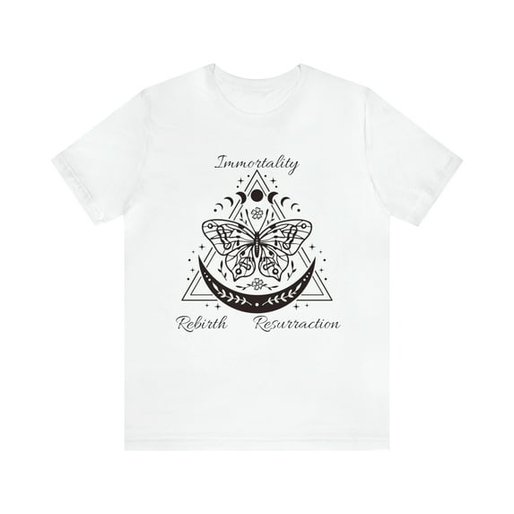 Design of mystical symbol of soul immortality rebirth and resurrection Tee