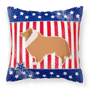 Design with Dog Fabric Decorative Pillow