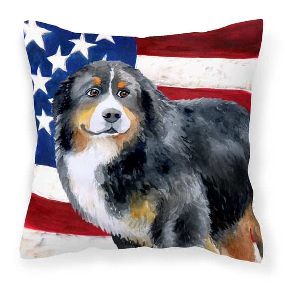 Design with Dog Fabric Decorative Pillow