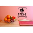 thumbnail image 1 of Design with Vinyl Cakes Design Wall Decal, 1 of 1