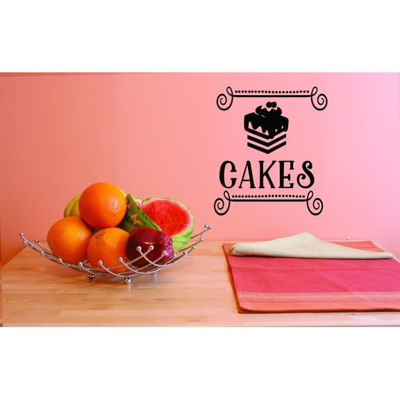 Design with Vinyl Cakes Design Wall Decal