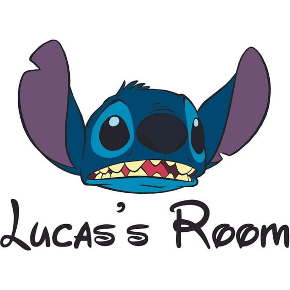 Design with Vinyl Lilo and Stitch Personalized Name Wall Decal & Sticker