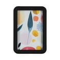 thumbnail image 1 of DesignOvation 4x6 Rounded Basic Black Decorative Tabletop Picture Frame, 1 of 12