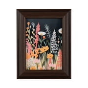 DesignOvation 5x7 Cherry/Black Decorative Tabletop Picture Frame