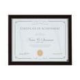 thumbnail image 1 of DesignOvation 8.5x11 Mahogany Document Certificate Picture Frame, 1 of 10