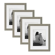 DesignOvation 8 x 10, 11 x 14 Satin Wall Picture Frame 4 Count
