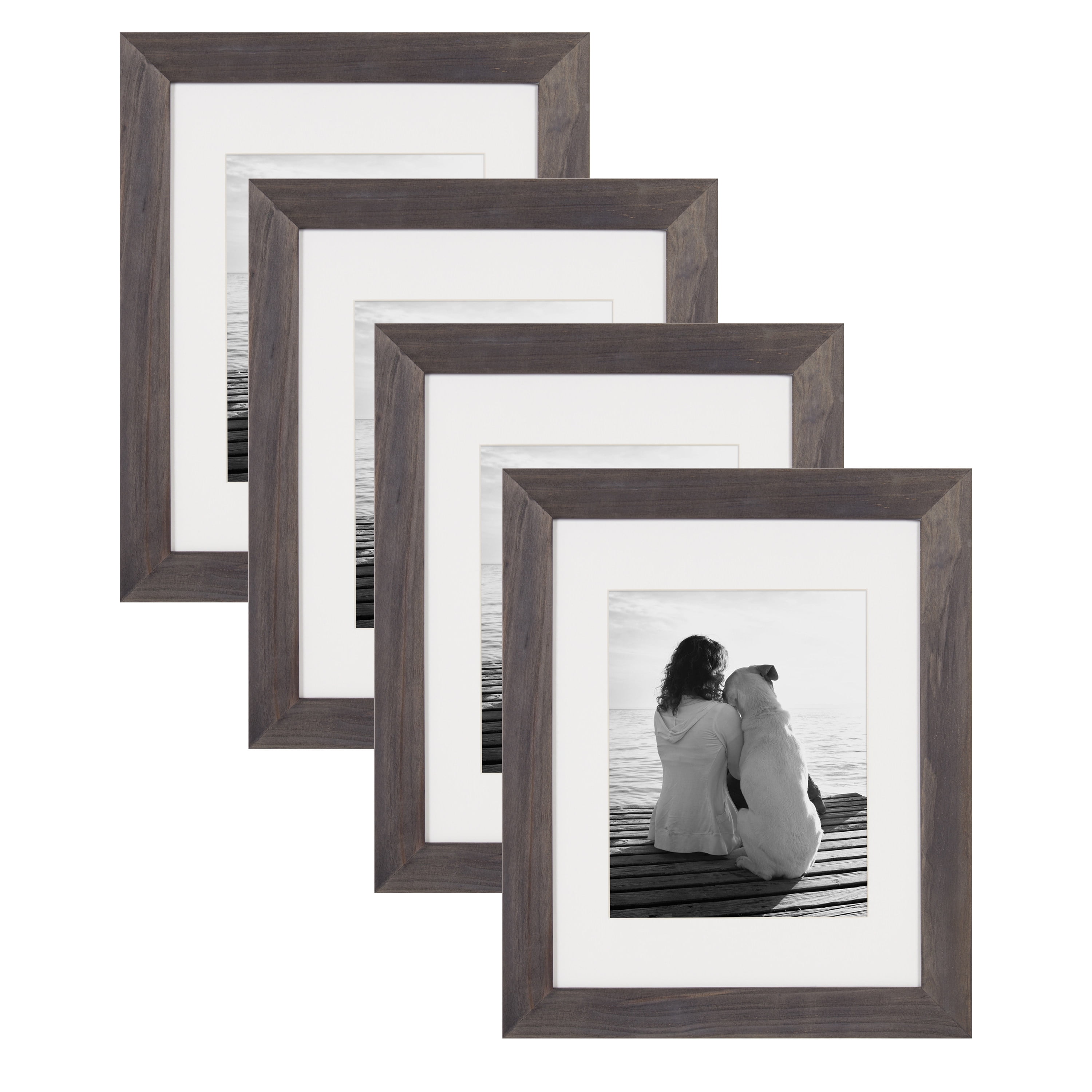 20 Pieces/set Wood Picture Frame Set Black White Retro Wall