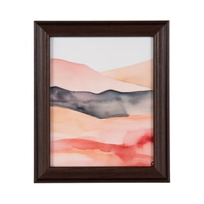 DesignOvation 8x10 Cherry/Black Decorative Tabletop Picture Frame