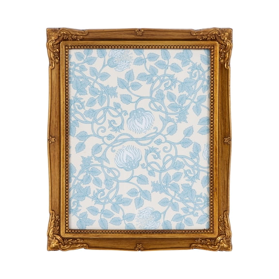 DesignOvation – 8x10 Picture Frame – Baroque Antique Gold Tabletop Photo Frame